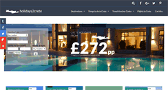 Desktop Screenshot of holidays2crete.com